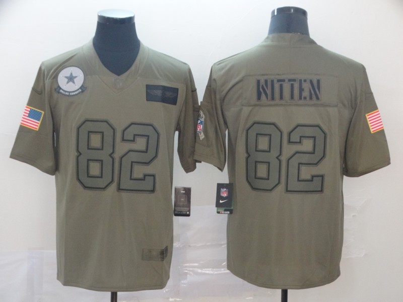 Men's Dallas Cowboys Jason Witten #82 Brown Jersey